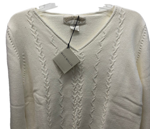 Blue Willi's Cable-Knit Sweater, NWT, Size L